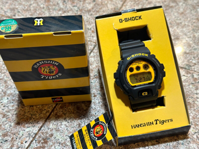 Pre-owned Casio G-shock Dw-6900bhtg Hanshin Tigers 2003 Victory Commemorativ Dw6900