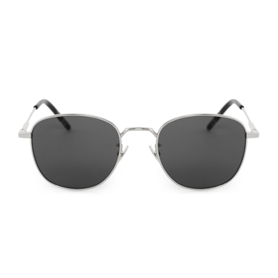 Pre-owned Saint Laurent Square Sunglasses Sl 299 001 In Gray