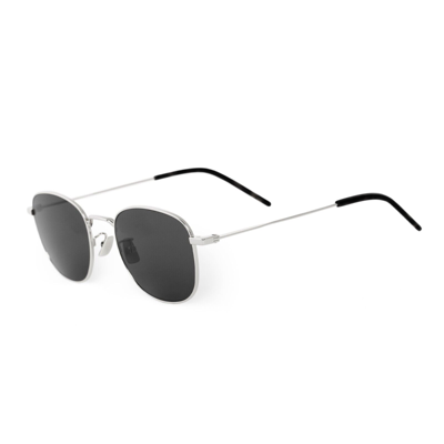 Pre-owned Saint Laurent Square Sunglasses Sl 299 001 In Gray