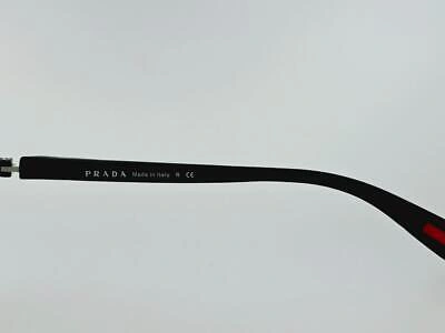 Pre-owned Prada Sunglasses Ps 51os 1bo1a1 62mm Matte Black Frame With Grey Lenses In Gray