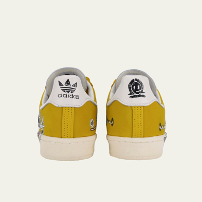 Pre-owned Adidas Originals Adidas X Kasina X Kim Jung Gi Campus Hazy Yellow (special Package) / Dhl
