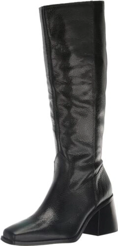 Pre-owned Vince Camuto Women's Sangeti Stacked Heel Knee High Boot Fashion In Black