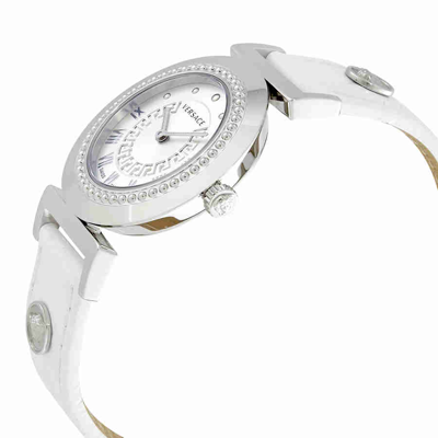 Shop Versace Vanity Silver Dial Ladies Watch P5q99d001s001 In Silver / White