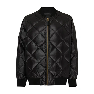 Shop Anine Bing Leo Puffer Jacket In Black