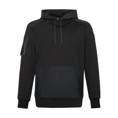 Shop Moose Knuckles Perido Hoodie In Noir