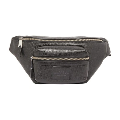 Shop Marc Jacobs The Belt Bag Leather Bag In Black