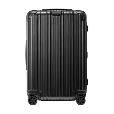 Shop Rimowa Essential Check-in M Luggage In Matte_black_2