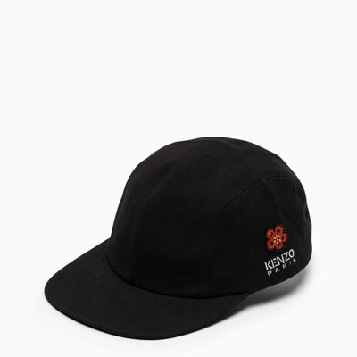 Shop Kenzo Black Boke Flower Baseball Cap