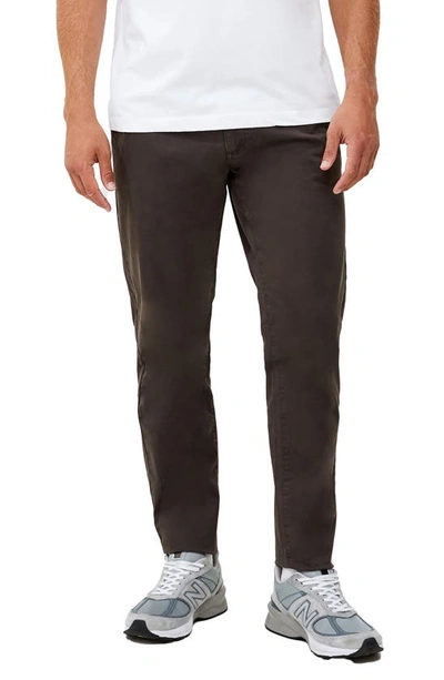 Shop French Connection Flat Front Stretch Cotton Chinos In Khaki