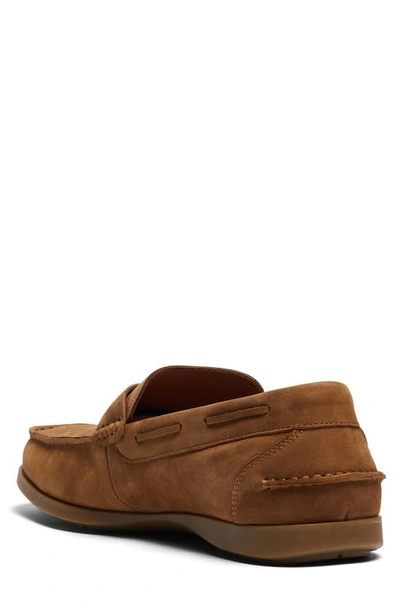 Shop Rodd & Gunn Greytown Penny Loafer In Tropical Birch