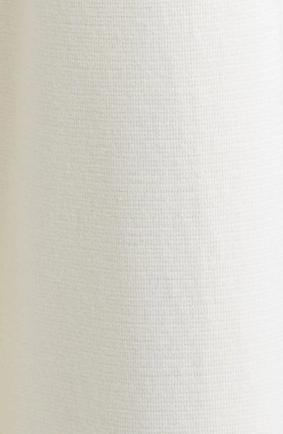 Max Mara Nocera Pleated Wide Leg Virgin Wool Sweater Pants In White
