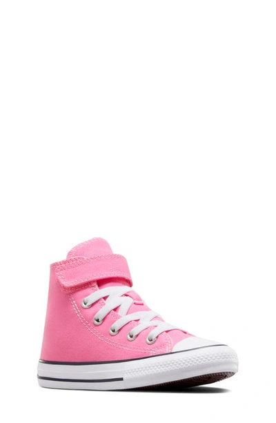 Shop Converse Kids' Chuck Taylor® All Star® 1v High Top Sneaker In Oops Pink/ Black/ White