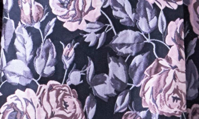 Shop Endless Rose Floral Jacquard Minidress In Purple Multi