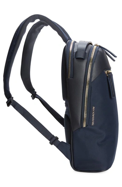 Shop Troubadour Ember Backpack In Navy Nylon