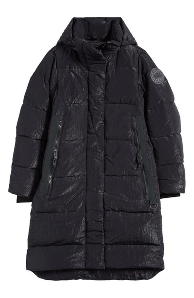 Shop Canada Goose Byward 750 Fill Power Down Parka In Black - Noir