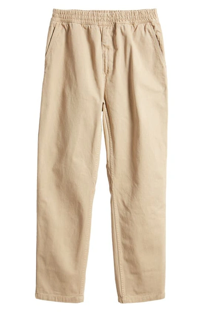 Carhartt Flint Straight Leg Twill Pants In Wall Garment Dyed