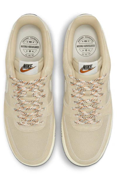Shop Nike Air Force 1 '07 Lv8 Sneaker In Rattan/ Sail/ Rattan/ Orange