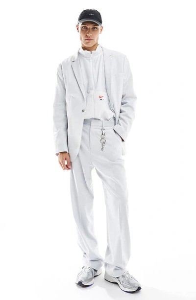Shop Asos Design Oversize Suit Jacket In Grey