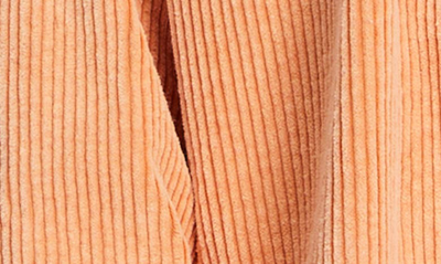 Billabong Always Golden Oversize Cotton Corduroy Shirt Jacket In Desert Clay