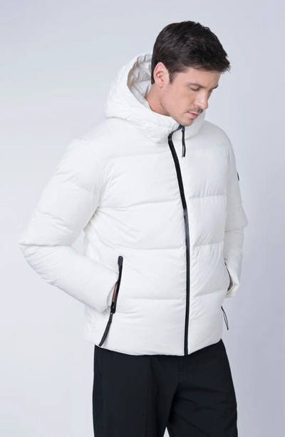 Shop The Recycled Planet Company Autobot Water Resistant Recycled Down Puffer Jacket In White