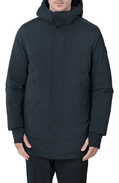 Shop The Recycled Planet Company Everdas Water Resistant & Windproof Down Parka In Black