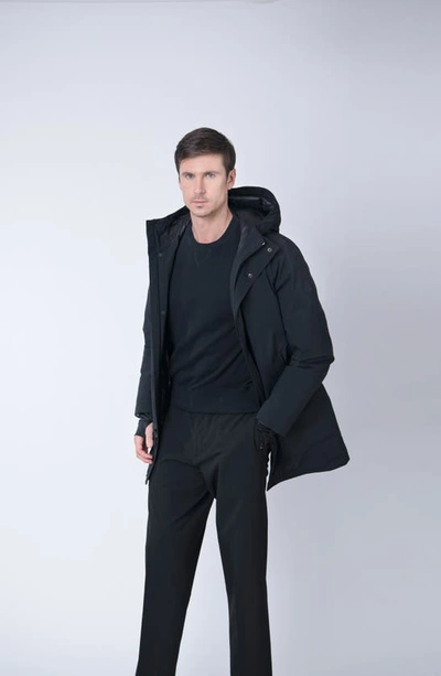 Shop The Recycled Planet Company Everdas Water Resistant & Windproof Down Parka In Black