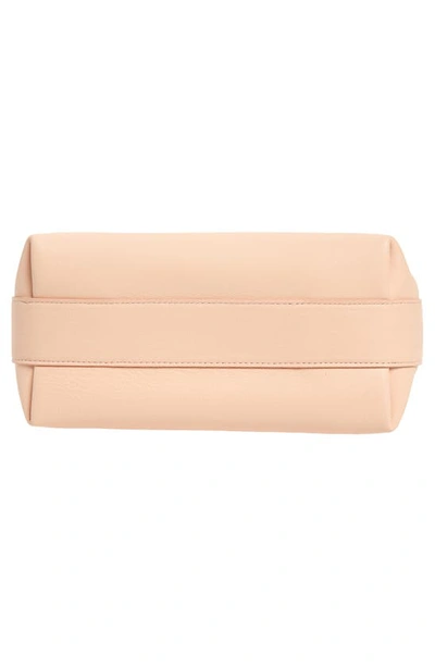 Shop Ferragamo Hug Small Leather Pouch In Nylund Pink