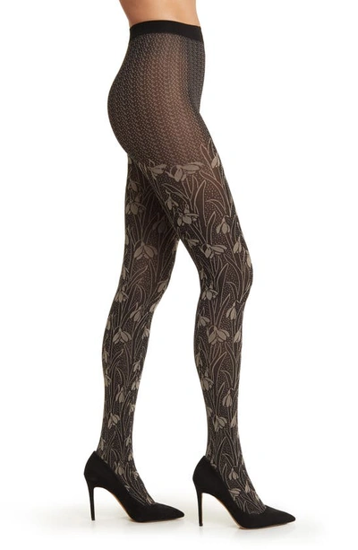 Shop Oroblu I Love First Class Tights In Flowers