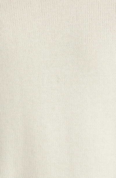 Shop Frame Cashmere Crewneck Sweater In Cream