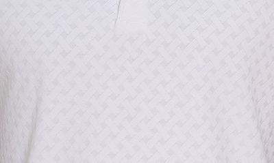Robert Graham Elias Basket Weave Polo In White