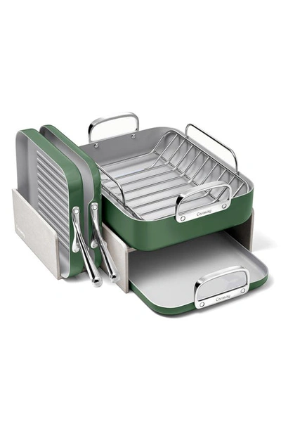 Caraway 5-piece Ceramic Nonstick Cookware Set In Sage