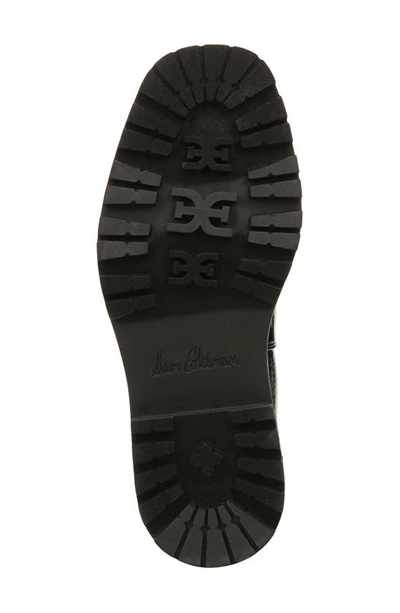 Shop Sam Edelman Laguna Waterproof Lug Sole Chelsea Boot In Black Patent