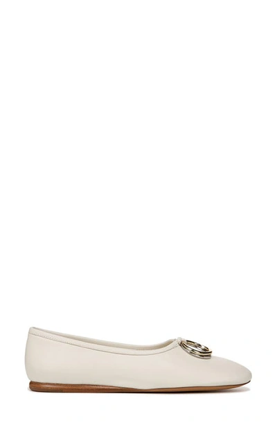 Shop Vince Didi Hardware Ballet Flat In Milk