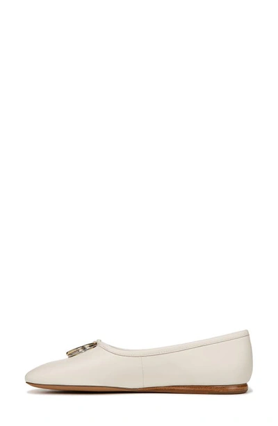 Shop Vince Didi Hardware Ballet Flat In Milk