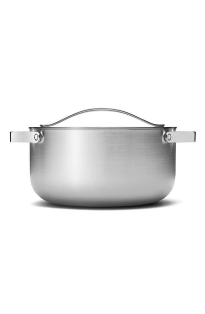 Shop Caraway 6.5 Quart Dutch Oven With Lid In Stainless Steel