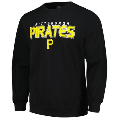 Shop Stitches Black Pittsburgh Pirates Pullover Sweatshirt