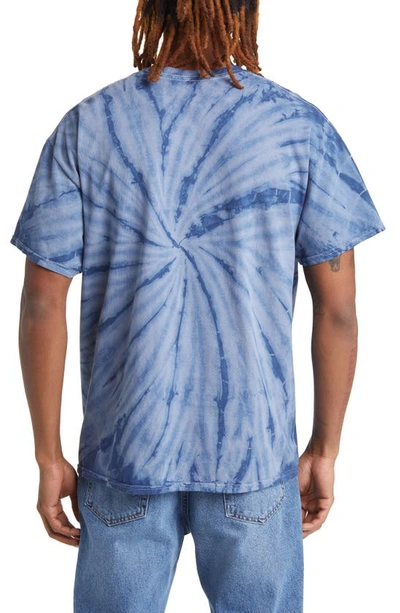 Shop Merch Traffic Eazy-e Tie Dye Graphic T-shirt In Blue Tie Dye