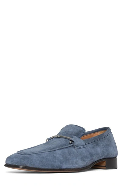 Donald Pliner Horsebit Loafer In Denim