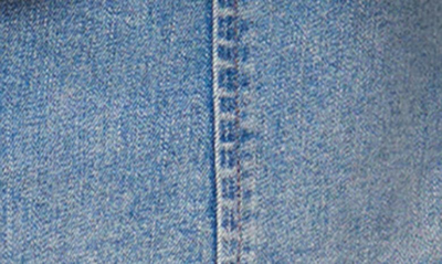 Shop Blanknyc Long Sleeve Organic Cotton Denim Zip-up Minidress In Smooth Talker