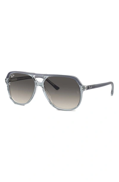Ray Ban Junior Bill 52mm Gradient Square Sunglasses In Grey Flash