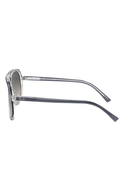 Ray Ban Junior Bill 52mm Gradient Square Sunglasses In Grey Flash