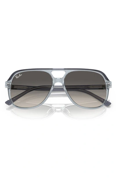 Ray Ban Junior Bill 52mm Gradient Square Sunglasses In Grey Flash