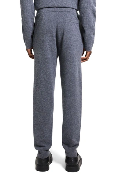 Theory Alcos Merino Wool Blend Drawstring Pants In Graphite