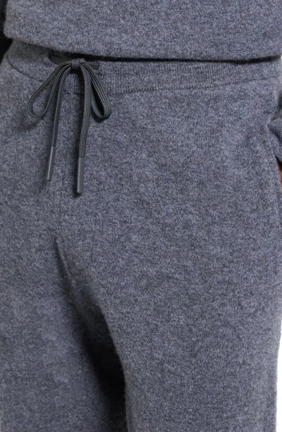 Theory Alcos Merino Wool Blend Drawstring Pants In Graphite