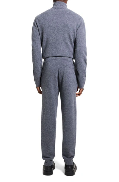 Theory Alcos Merino Wool Blend Drawstring Pants In Graphite