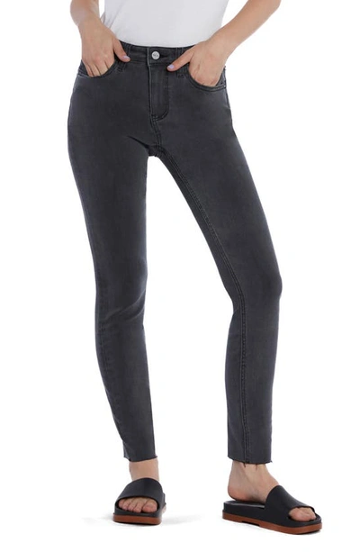 Shop Hint Of Blu Vera Skinny Jeans In Grey