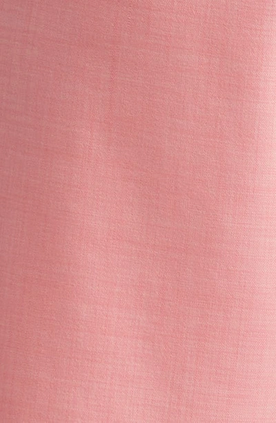 Akris Punto Fiorellina Belted Techno Crepe Bermuda Shorts In Flamingo