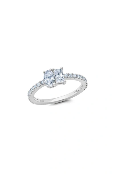 Shop Crislu Cubic Zirconia Ring In Silver