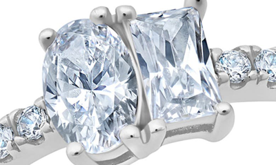 Shop Crislu Cubic Zirconia Ring In Silver