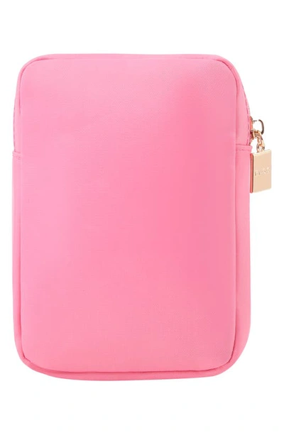 Shop Bloc Bags Mini Pill Cosmetics Bag In Bubblegum Pink